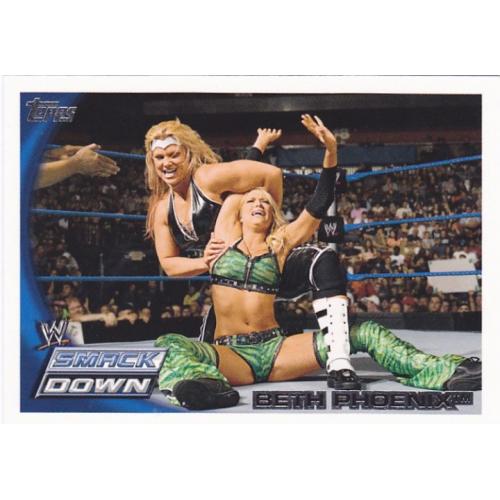 Beth Phoenix #15 - WWE 2010 Topps Wrestling Divas Trading Card