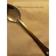 Restaurant 13" Serving Basting Spoon Solid Stainless Steel - Brand New