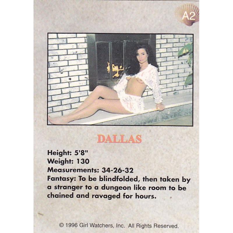 Dallas #A2 - Jersey Girls 1996 Adult Sexy Trading card
