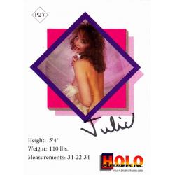 Julie #P27 California Dreaming 1991 Adult Sexy Trading Card