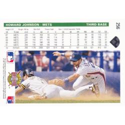 Howard Johnson #256 - Mets Upper Deck 1991 Baseball Trading Card