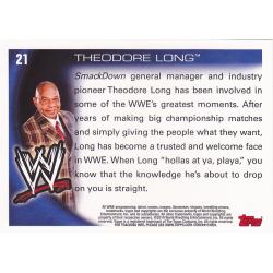 Theodore Long #21 - WWE 2010 Topps Wrestling Trading Card