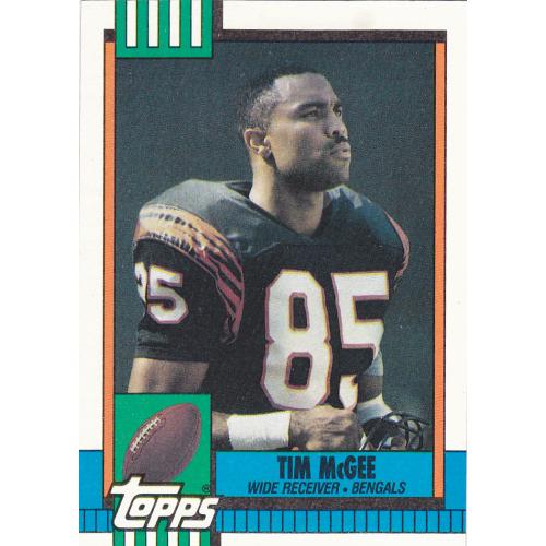 Tim McGee #274 - Bengals 1990 Topps Football Trading Card