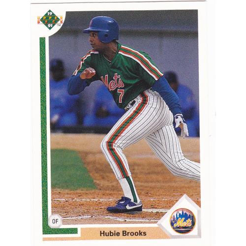 Hubie Brooks #787 - Mets Upper Deck 1991 Baseball Trading Card