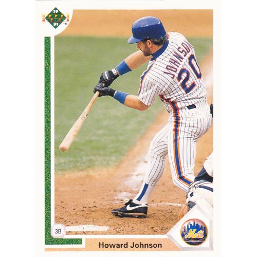 Howard Johnson #124 - Mets Upper Deck 1990 Baseball Trading Card