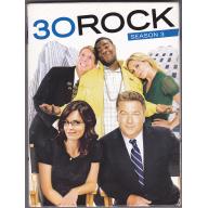 30 Rock - Complete 3rd Season DVD 2009, 3-Disc Set - Very Good