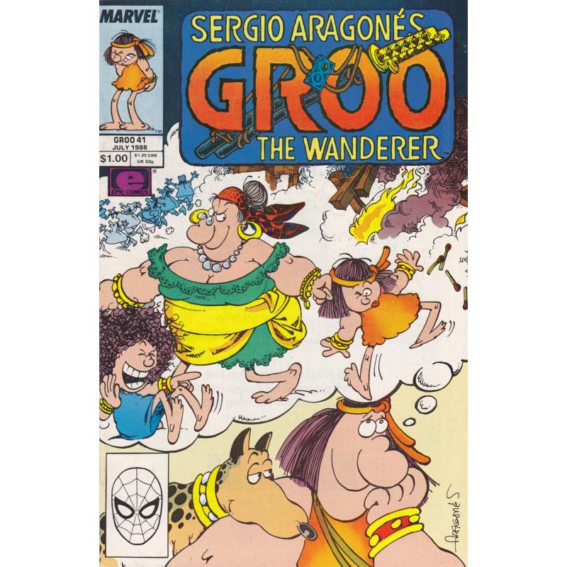 Groo the Wanderer July #41 - Marvel 1988 Comic Book - Very Good