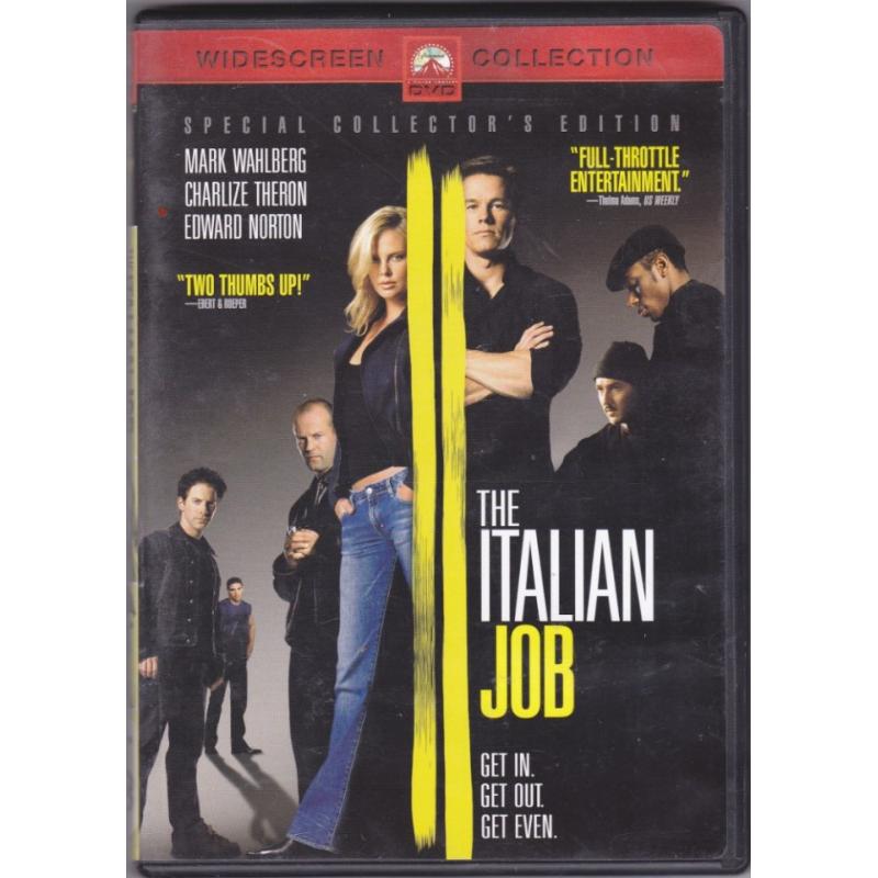 Italian Job DVD 2003 - Widescreen Edition - Very Good
