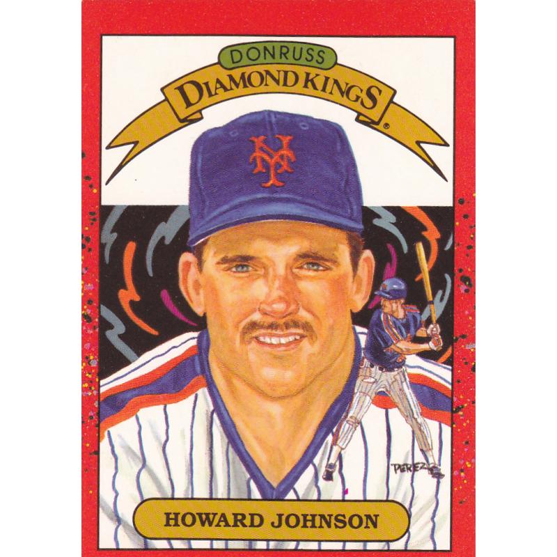Howard Johnson #18 - Mets Donruss 1990 Baseball Trading Card