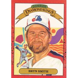 Bryn Smith #25 - Expos 1990 Donruss Baseball Trading Card