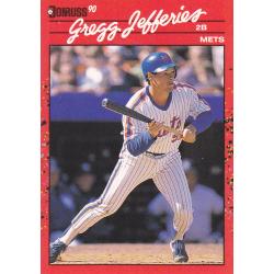 Gregg Jefferies #270 - Mets Donruss 1990 Baseball Trading Card