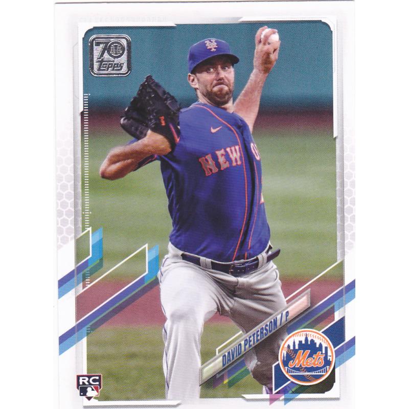David Peterson #78 - Mets Topps 2021 Rookie Baseball Trading Card