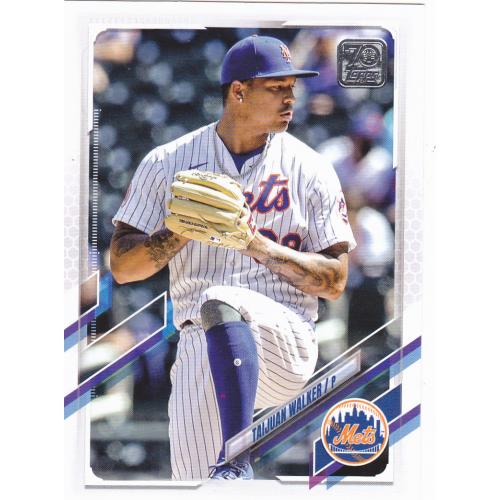 Taijuan Walker #US26 - Mets Topps 2021 Baseball Trading Card