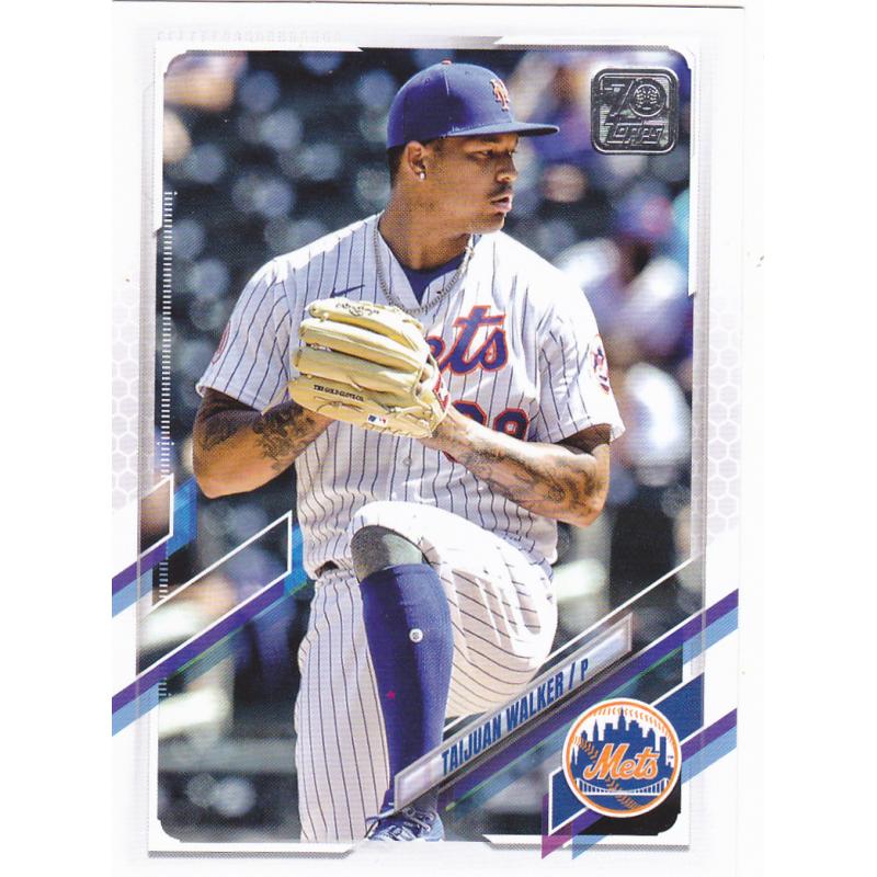 Taijuan Walker #US26 - Mets Topps 2021 Baseball Trading Card