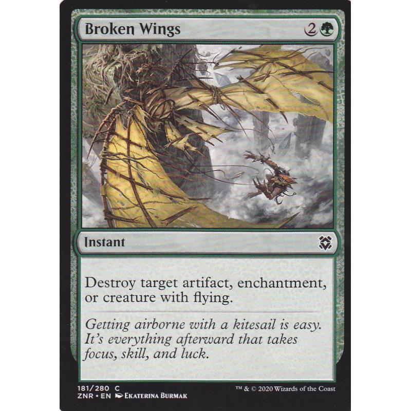 Broken Wings (Instant) - Zendikar Rising - Magic the Gathering Trading Card