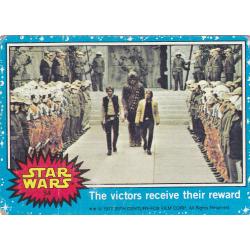 The Victors Receive Their Reward #54 - Star Wars 1977 Trading Card