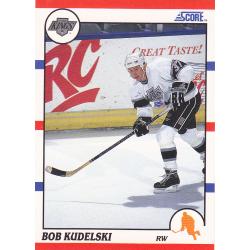 Bob Kudelski #305 - Kings 1990 Score Rookie Hockey Trading Card