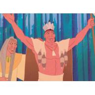 Powhatan Village #7 - Disney Pocahontas 1995 Trading Card