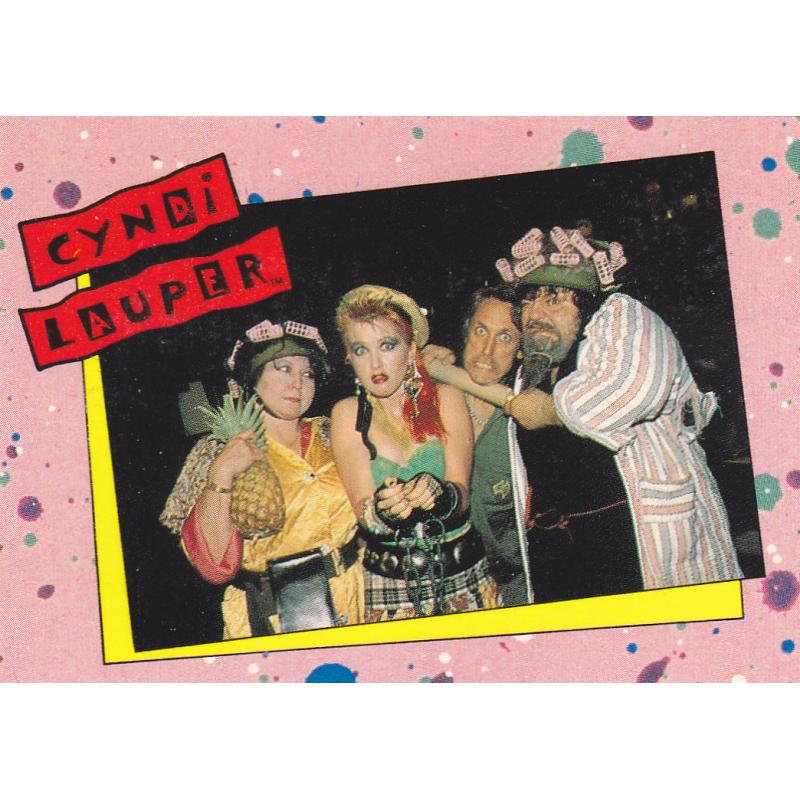 Cyndi Lauper #29 - Mutza Rellla 1985 Trading Card