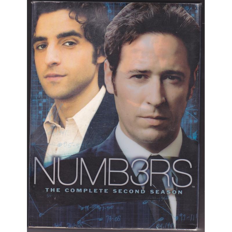 Numb3rs - Complete 2nd Season 2007 DVD 6-Disc Set - Very Good