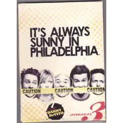 Always Sunny in Philadelphia - Complete 3rd Season 2008 DVD - Very Good