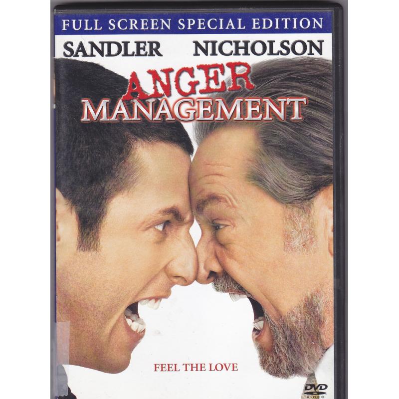 Anger Management DVD 2003 - Full Screen - Very Good