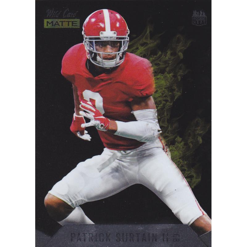 Patrick Surtain II #MRHR-14 - Broncos 2021 WC Matte Rookie Football Trading Card