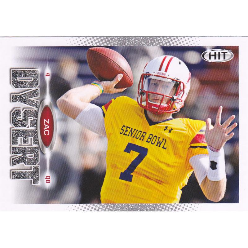 Zac Dysert #146 - Broncos 2013 Sage Hit SILVER FELT Rookie Football Trading Card