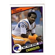 Wes Chandler #178 - Rams 1984 Topps Football Trading Card
