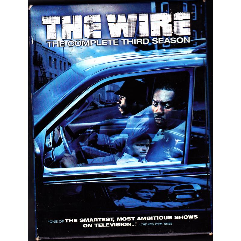 The Wire - Complete 3rd Season 2006 DVD 5-Disc Set - Very Good