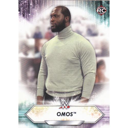 Omos #124 - WWE Topps 2021 Wrestling Trading Card