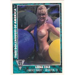 Leena Cole #94 Dollhouse 1993 Adult Sexy Trading Car