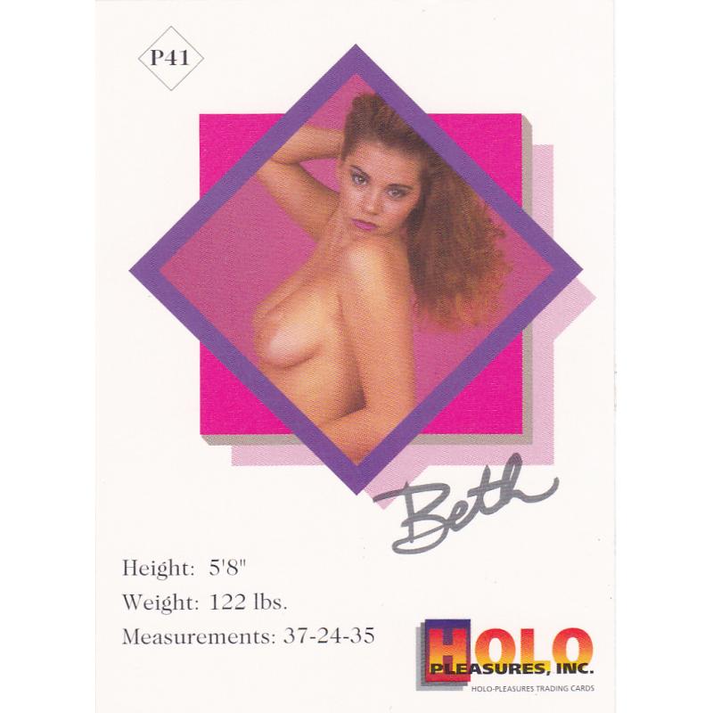 Beth #P41 California Dreaming 1991 Adult Sexy Trading Card