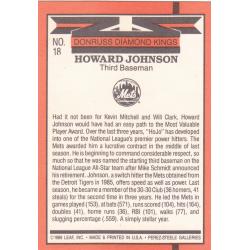 Howard Johnson #18 - Mets Donruss 1990 Baseball Trading Card