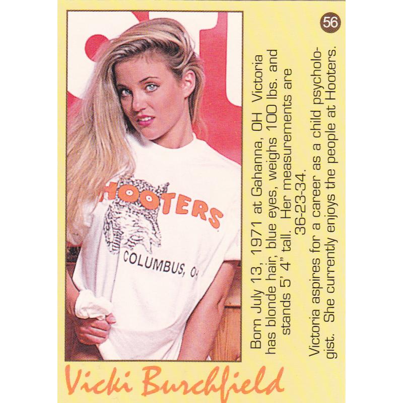 Vicki Burchfield #56 - Hooters 1994 Sexy Trading Card