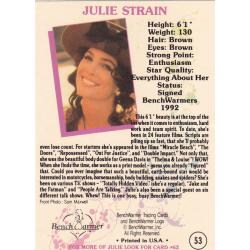 Julie Strain #53 - Bench Warmers 1992 Sexy Trading Card