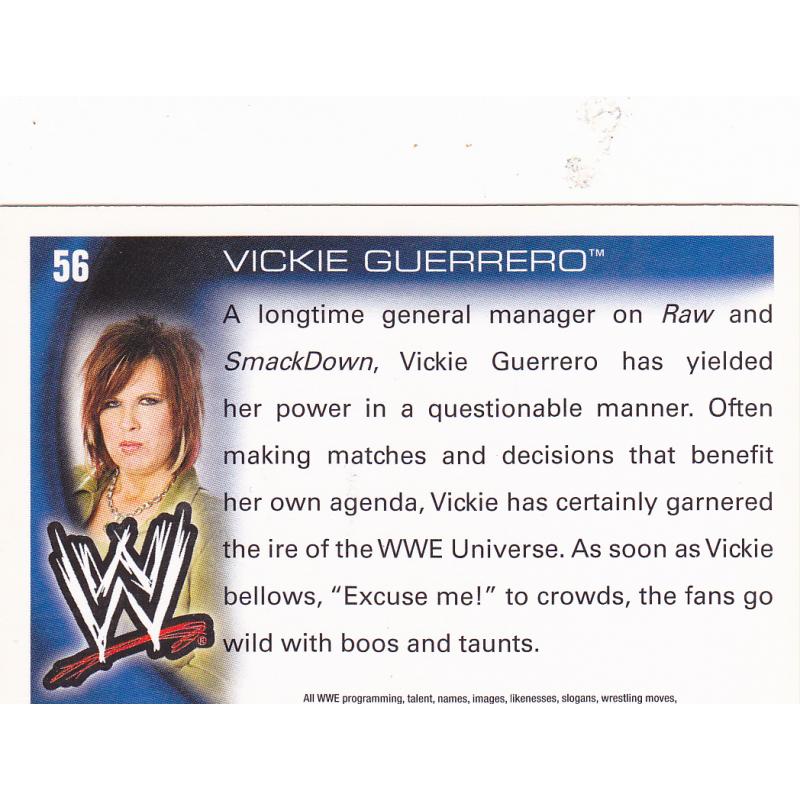 Vickie Guerrero #56 - WWE Topps 2010 Wrestling Trading Card