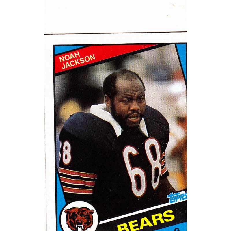 Noah Jackson #226 - Bears 1984 Topps Football Trading Card