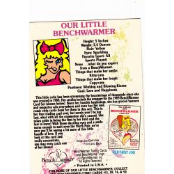Our Little Bench Warmer - Promo Bench Warmers 1992 Sexy Trading Card