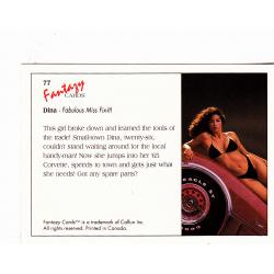 Dina #77 - Fantazy 1992 Sexy Trading Card