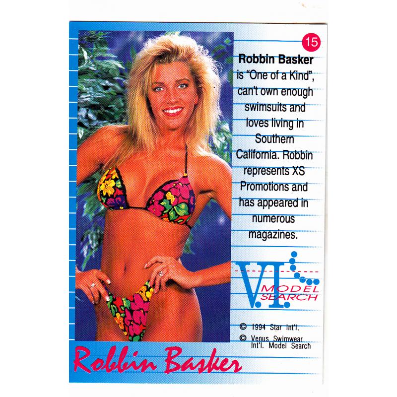 Robbin Basker #15 - Venus 1994 Sexy Trading Card