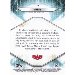 Omos #124 - WWE Topps 2021 Wrestling Trading Card