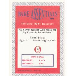 Lynn Segal #4 Bare Assentials Two 1995 Adult Sexy Trading Card
