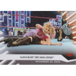 Alexa Bliss #99 - WWE Topps 2021 FOIL Wrestling Trading Card