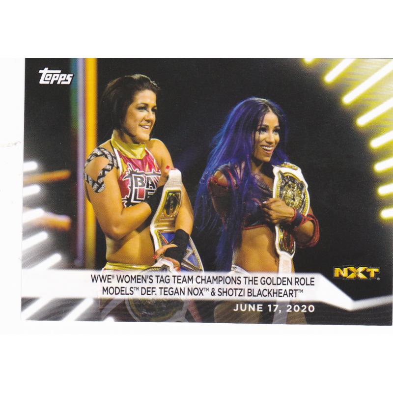 The Golden Role Models #29 - WWE Topps 2021 Wrestling Trading Card