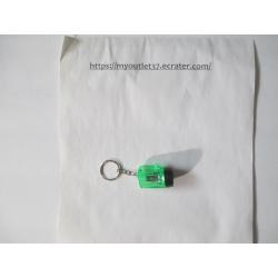 Green Flashlight - Fun Size Mini Key Chain - Brand New