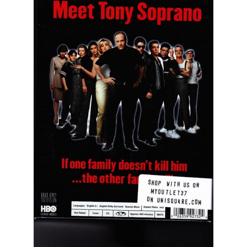 Sopranos - Complete 1st Season 2000 DVD 4-Disc Set - Very Good