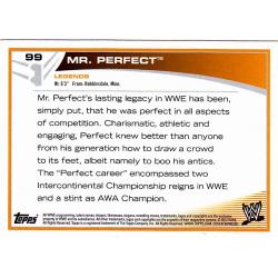 Mr Perfect #99 - WWE 2013 Topps Wrestling Trading Card