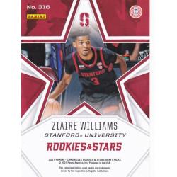 Ziaire Williams #316 - Grizzlies 2021 Panini Rookie Basketball Trading Card