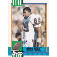 Orson Mobley #47 - Broncos 1990 Topps Football Trading Card